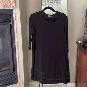 Simpli Black Tunic/ dress size 10